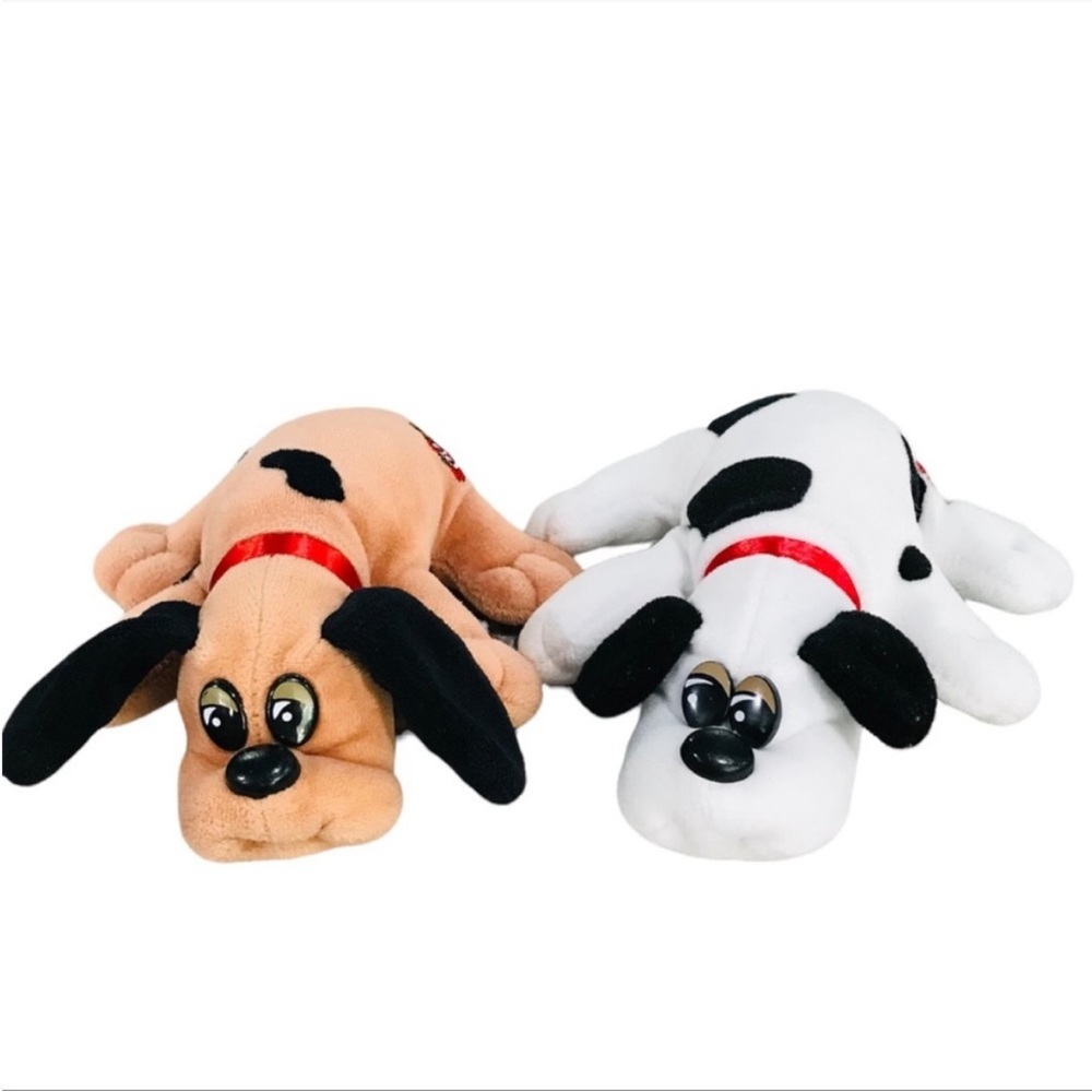 Vintage Tonka Pound Puppy Dog & Pound Puppy Kitty Plush Stuffed Animal